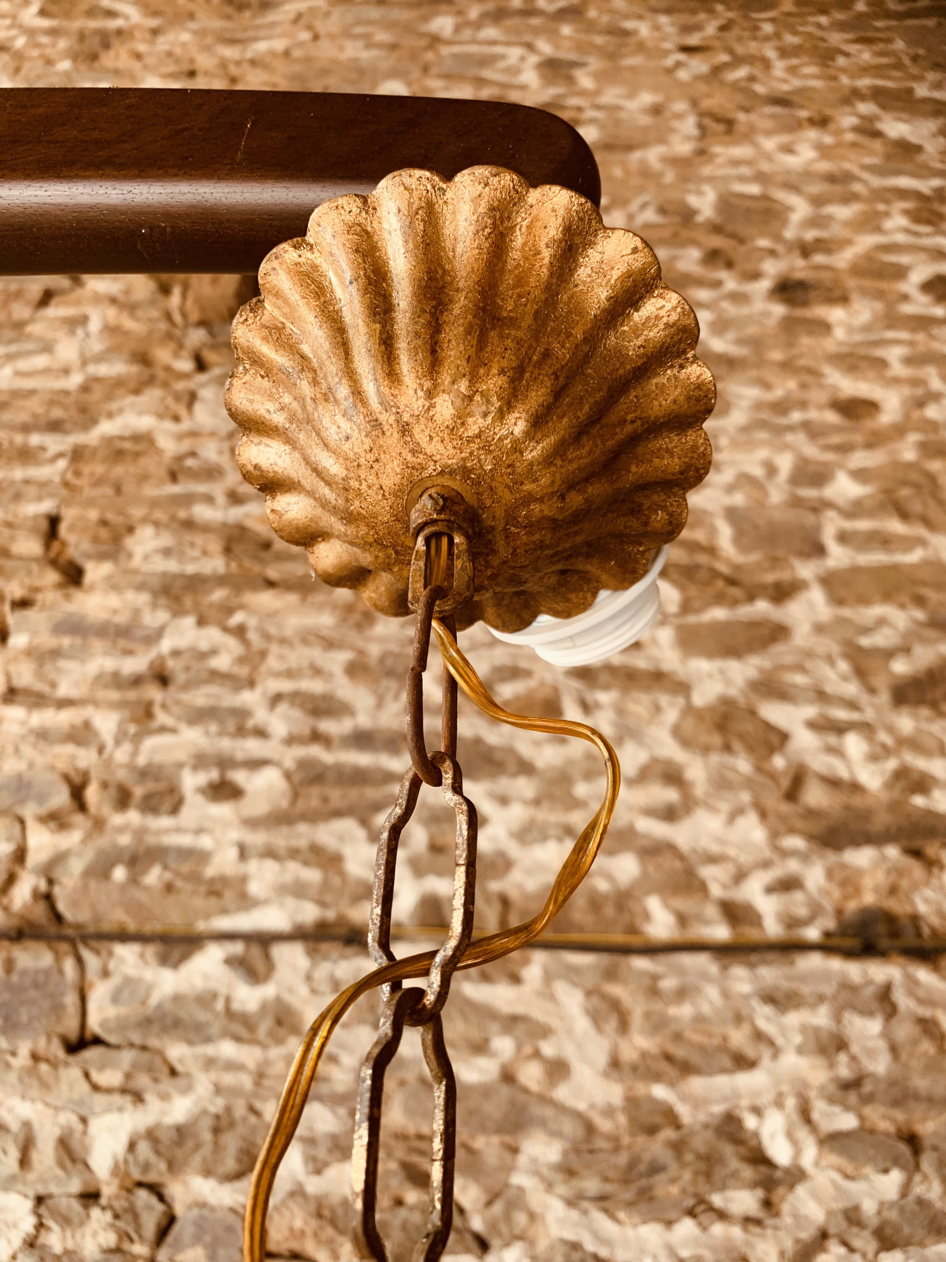 Palm type chandelier by Hans Kogl