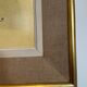 Old painting, horse scene, signed F Castellan, early 20th century