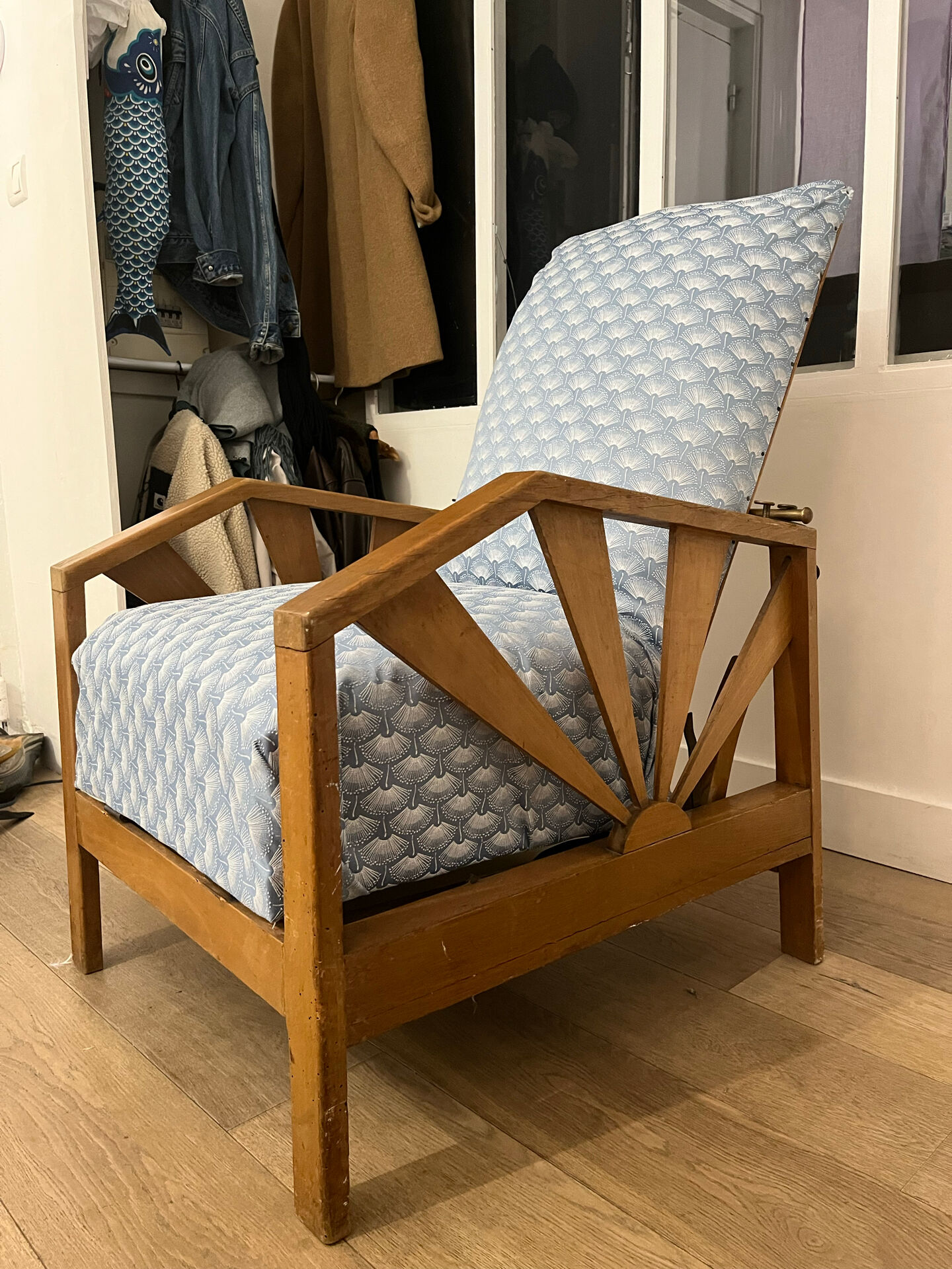 Fauteuil Morris Art Déco années 30