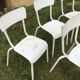 Ensemble de 6 chaises bistrot jardin en métal