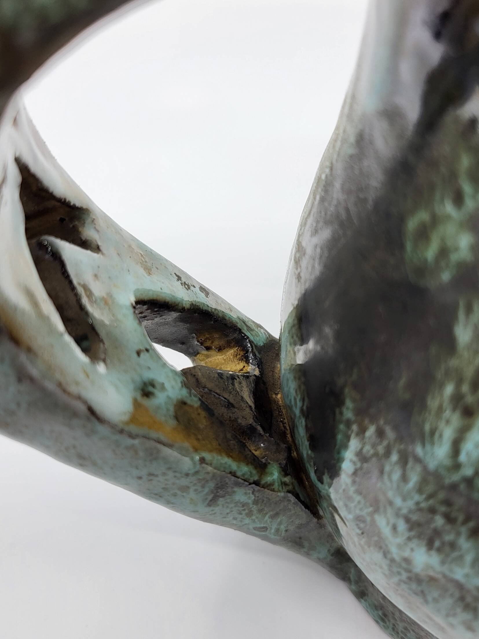 Alexandre Kostanda and Louis Giraud jug in French stoneware, 1940