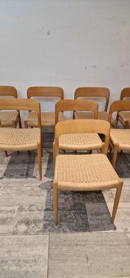 Set of 8 chairs by Niels Møller for JL Møllers, Denmark, 1975
