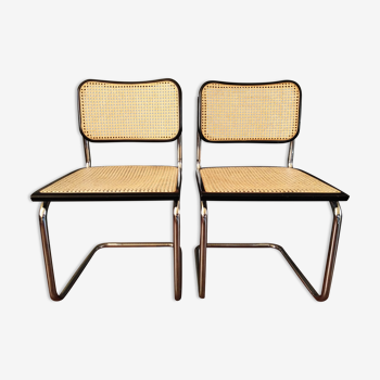 2 chaises Marcel Breuer B32 Cesca 1970