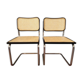 2 chairs Marcel Breuer B32 Cesca 1970