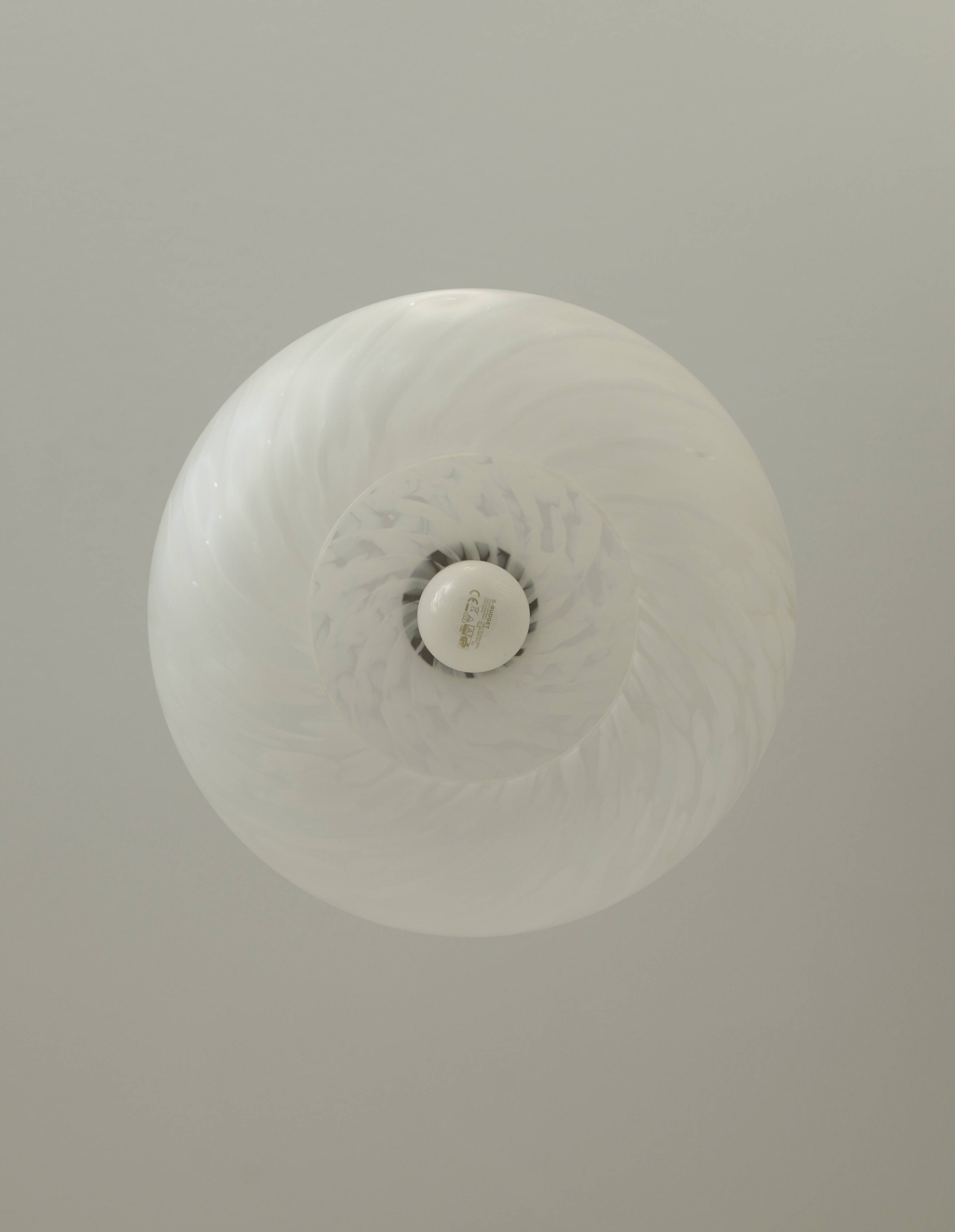 Vintage chandelier / Murano glass hanging lamp / Unique light fixture / Pendant light / Italy 1980s