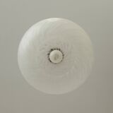 Vintage chandelier / Murano glass hanging lamp / Unique light fixture / Pendant light / Italy 1980s