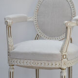 Anciens fauteuils suédois Gustaviens du 19ème siècle