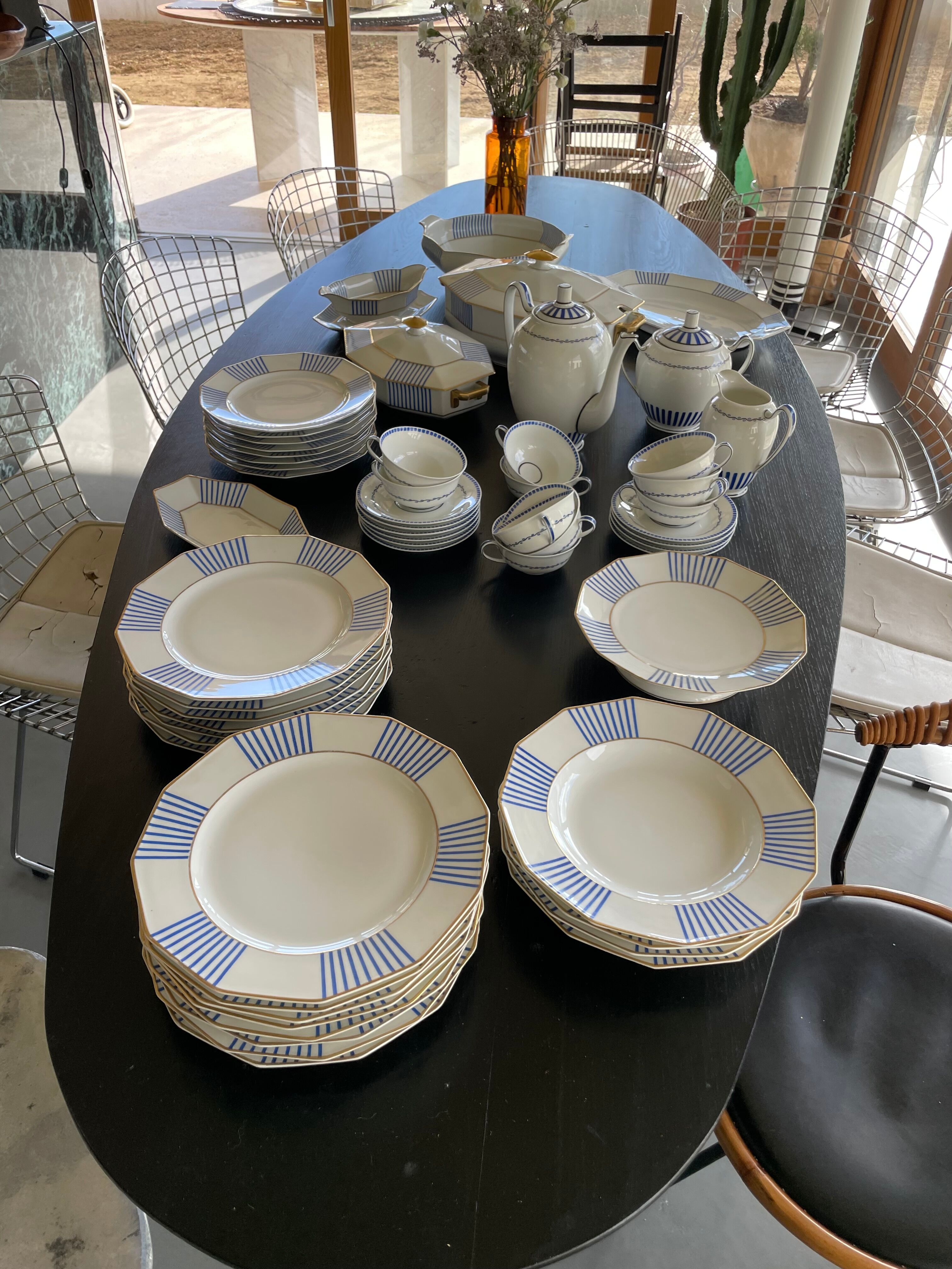 Set XXL crockery Limoges A.Lanternier