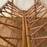 Rattan side table