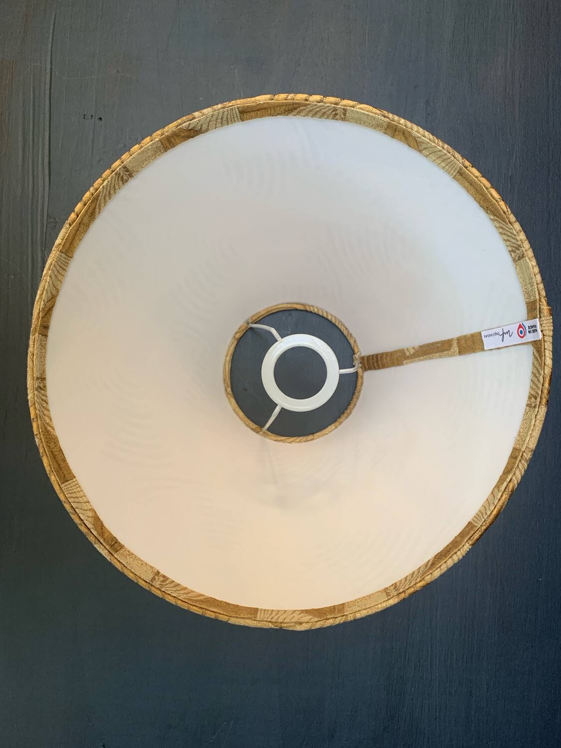 Art Deco style conical lampshade