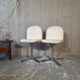 Chaises pivotantes skai blanc