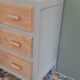 Vintage dresser revisited in grey and wood