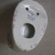 Old coat hook in porcelain of Paris floral decoration anemone retro decoration