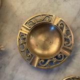 Cendrier couvert en bronze vintage