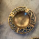 Vintage bronze covered ashtray