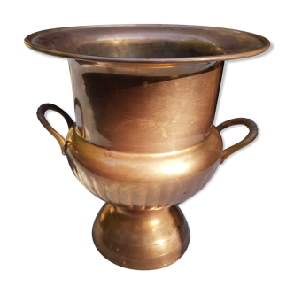 Medici brass pot cover