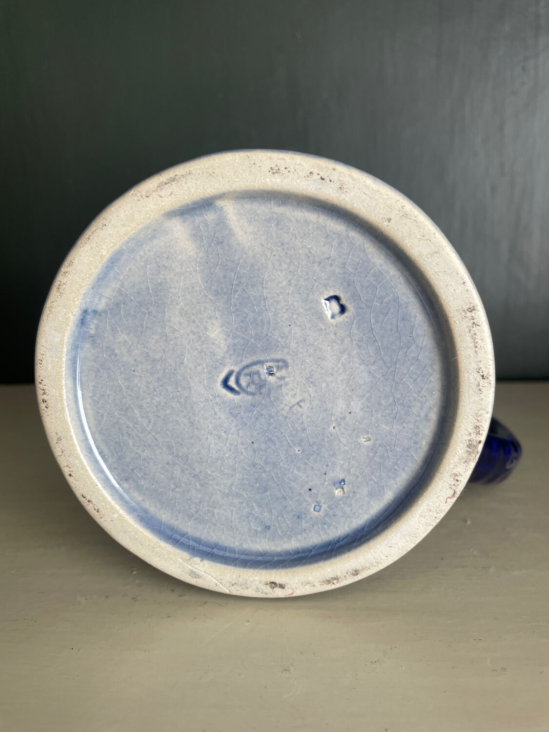 Westerwald stoneware beer mug.