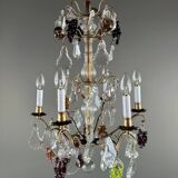 Crystal Chandelier with Tassels, Early 20th Century