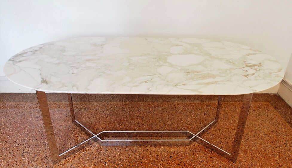 Dining room table marble Paul Legeard