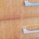 Vintage chest of drawers from the 60s in blond oak 4 drawers conical feet