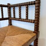 Fireplace corner chair