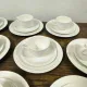 Set of 9 Villeroy and Boch Cortina mugs.
