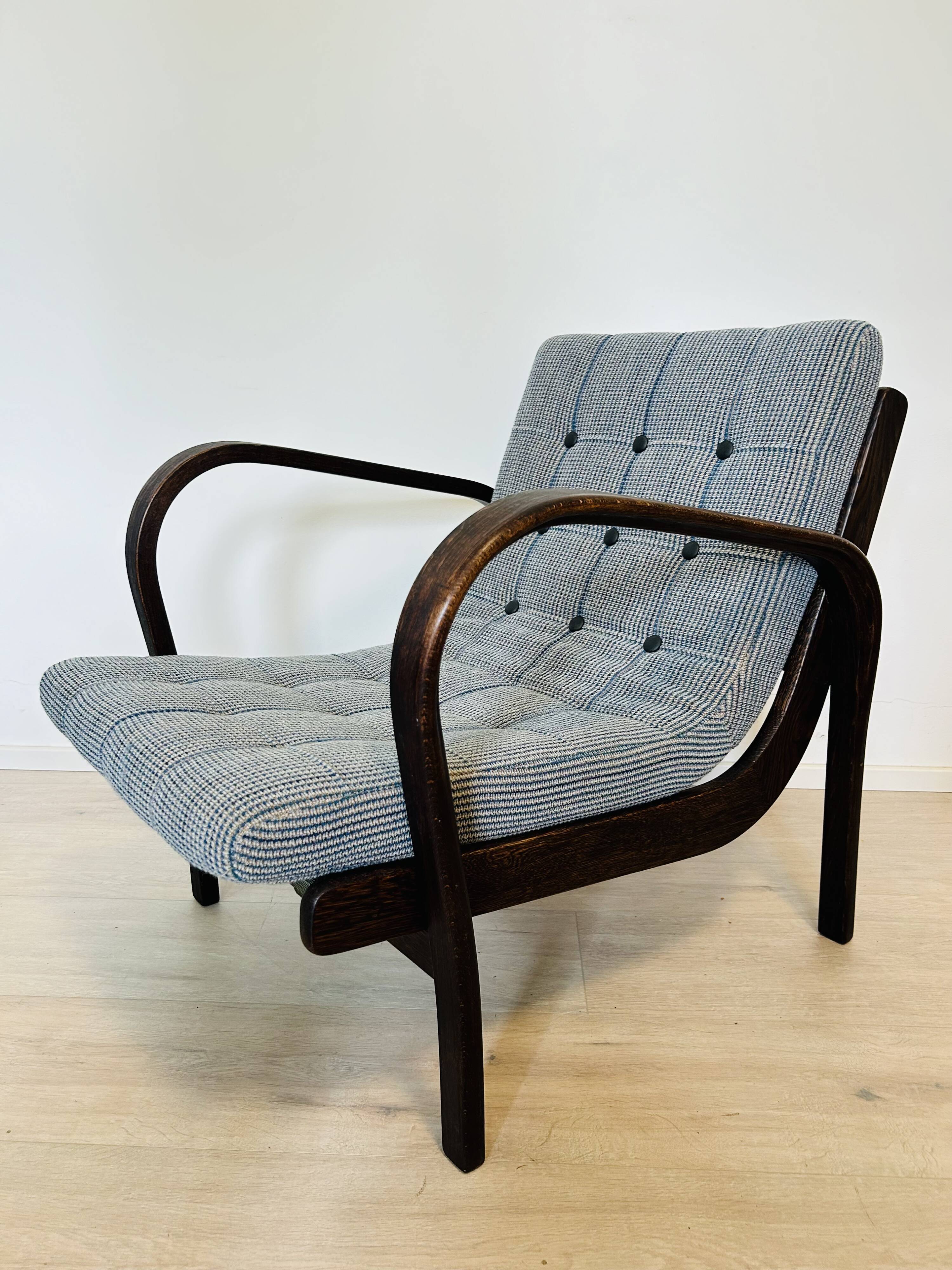 Vintage Lounge Armchair by Kropacek&Kozelka for Interior Prague, 1960’s