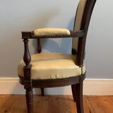 Executive chair, leatherette, XIXth