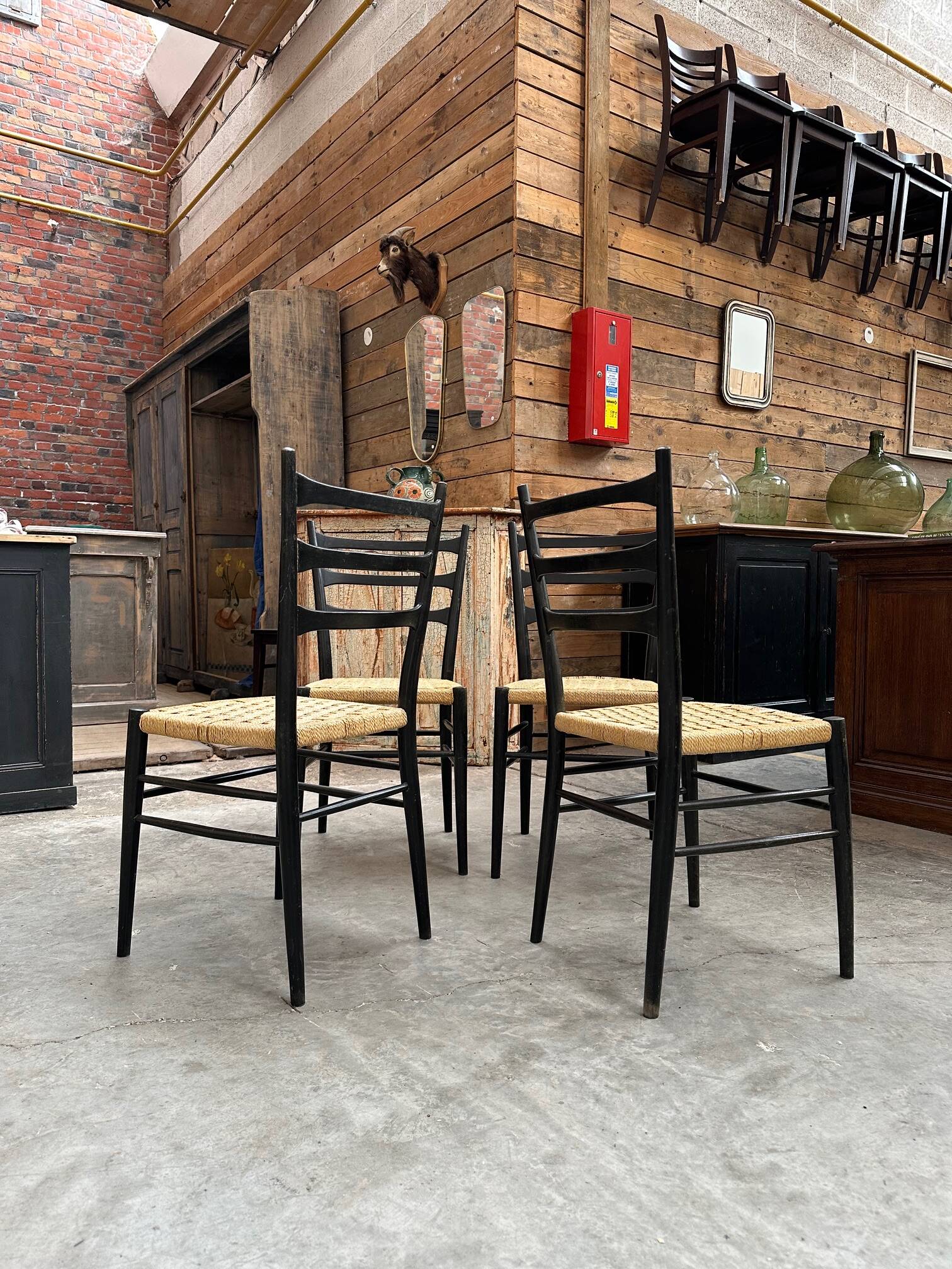 Set of 4 Gessef chairs from the 60s