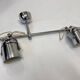 Design adjustable chrome wall or ceiling lamp by Stanislav Indra, 1970s