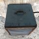 Old wooden pantry cabinet and mesh & vintage metal handle