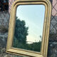 Small Louis-Philippe gilded mirror with mercury glass 48x60cm