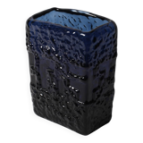 Cobalt Blue Mid-Century Glass Vase by Göte Augustsson, Ruda Glasbruk, 1970s