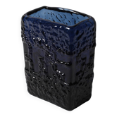 Cobalt Blue Mid-Century Glass Vase by Göte Augustsson, Ruda Glasbruk, 1970s