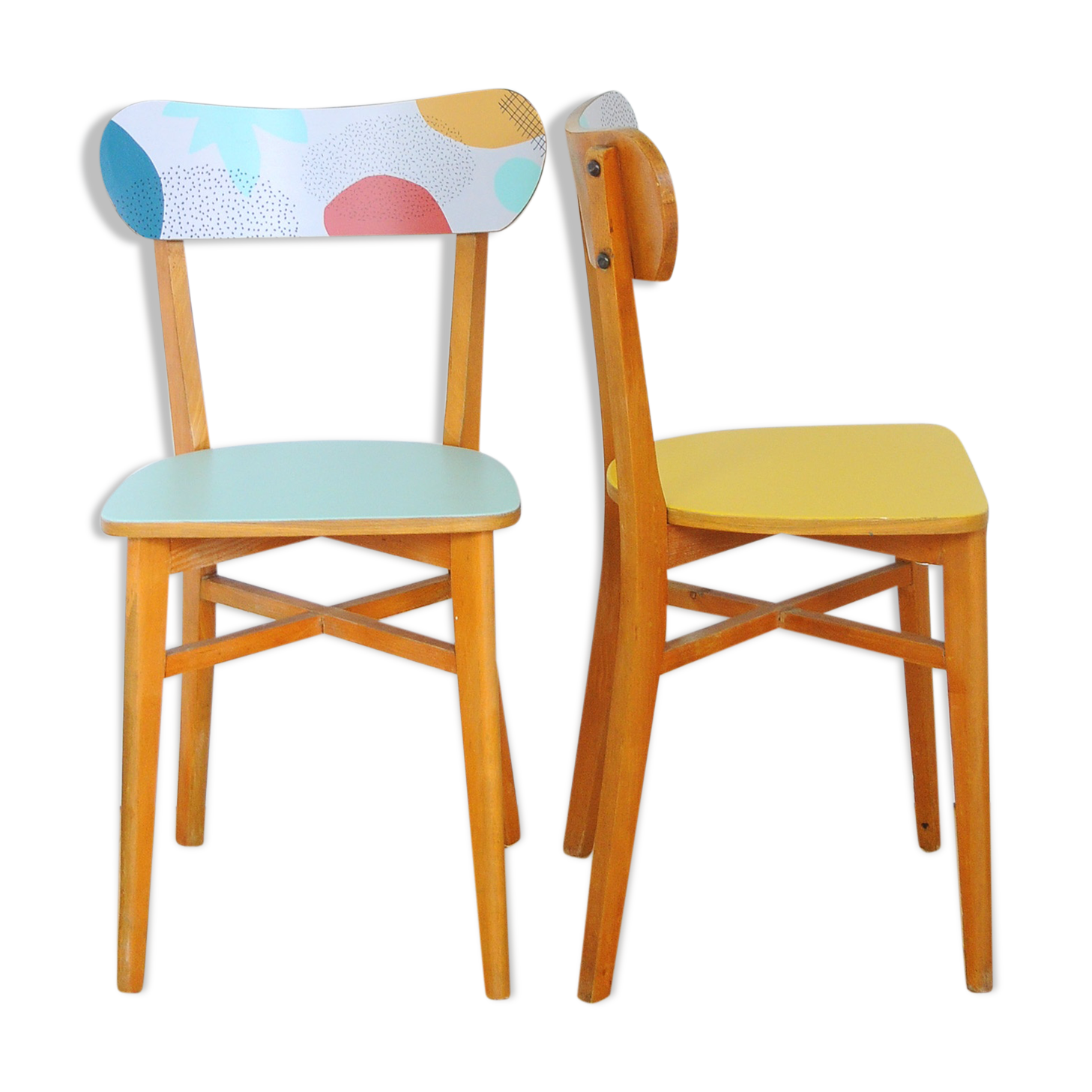Pair of bistro chairs