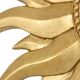 Vintage Gold Sunburst Convex Mirror 54cm