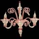 Large Single Pink Venetian Glass Sconce