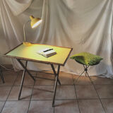 Rattan side table, 1900, Napoleon III style,