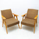 Pair of mid century Czechoslovak armchairs, 1960