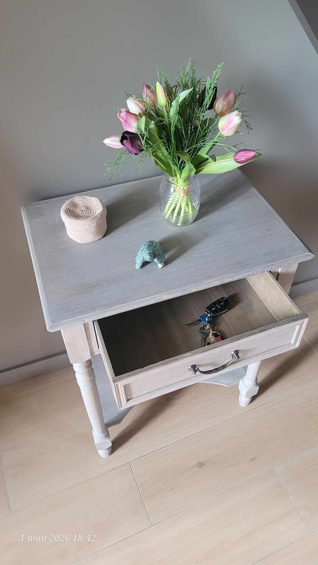 Meuble d'appoint, console en bois