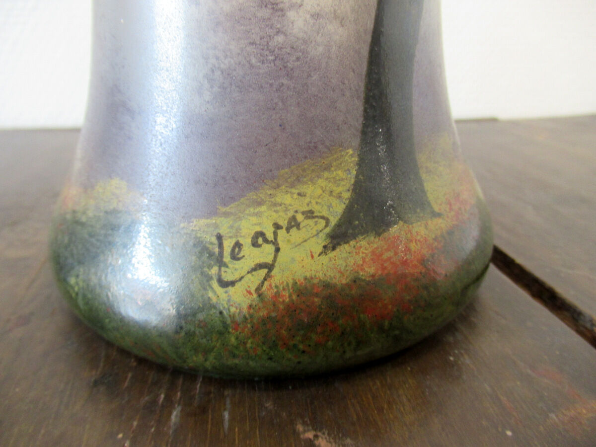 Paire de vases, signés Legras