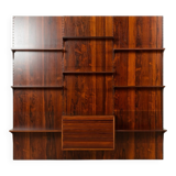 Poul Cadovius rosewood wall unit with back panels Cado, Denmark, 1960s