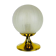 Lampe de bureau en verre de glace par Doria Leuchten, 1970