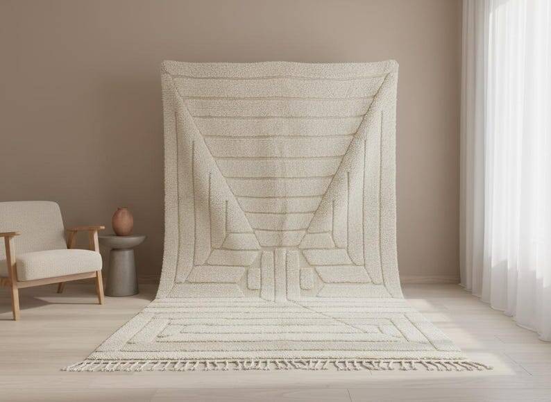 Handmade traditional Berber rug size 200/250 cm