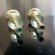Golden bronze candlesticks