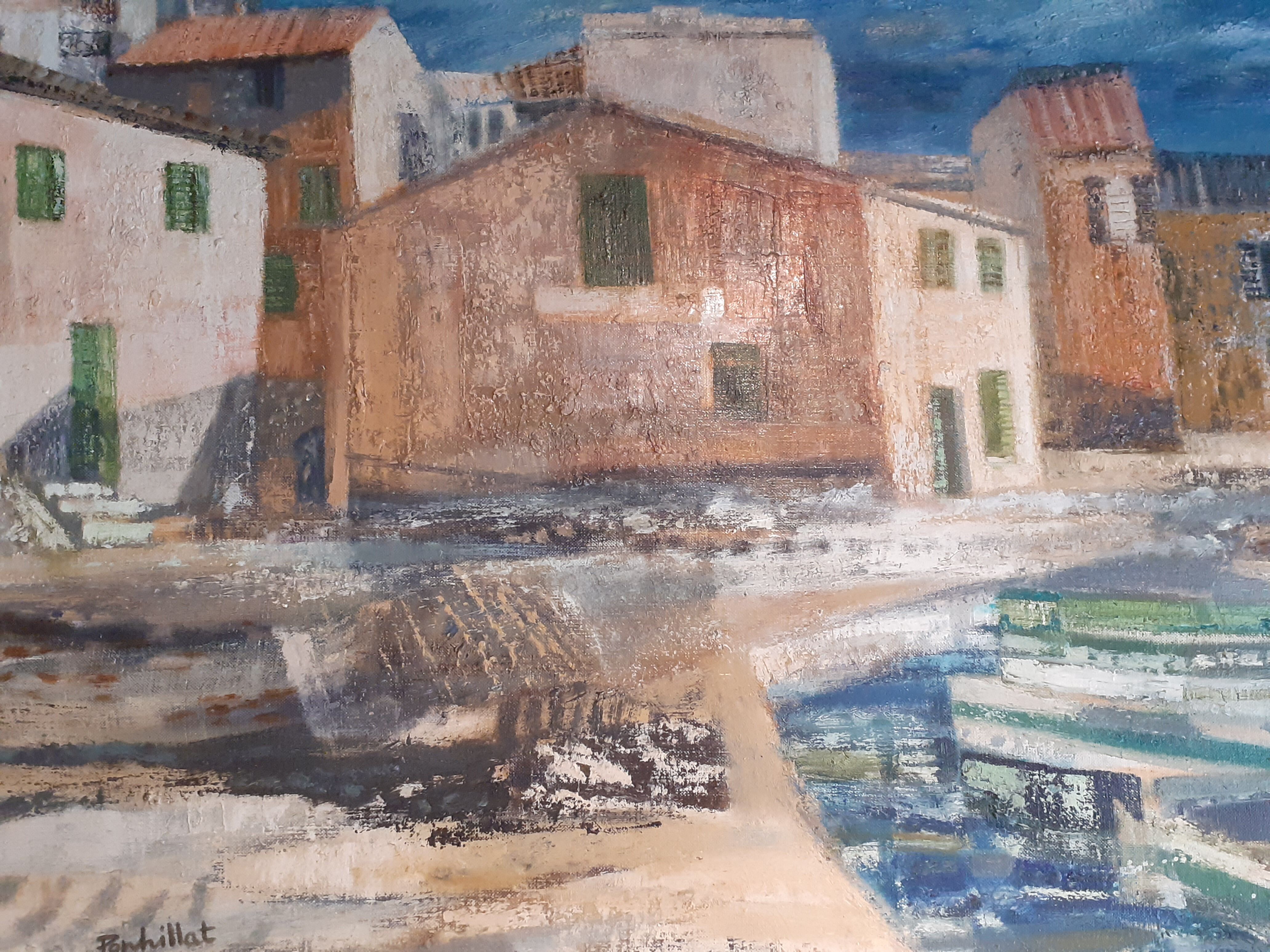 Oil on canvas by Jean-Pierre Pophillat (1937)