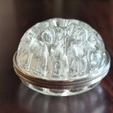 Crystal and silver-plated flower holder 1950