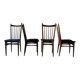 Vintage set of dining chairs with new upholstery, 60 dining.
