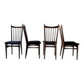 Vintage set of dining chairs with new upholstery, 60 dining.