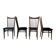 Vintage set of dining chairs with new upholstery, 60 dining.